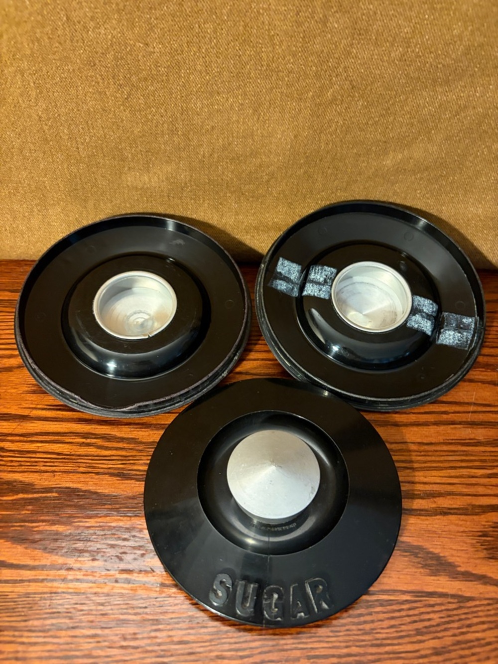 6 piece Kromex spun aluminum beehive canisters - Picture 4 of 7